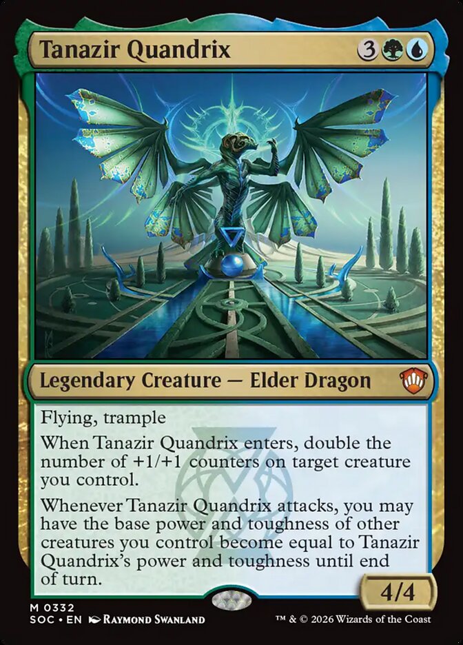 Tanazir Quandrix – Secrets of Strixhaven Commander [SOC] – English – #332