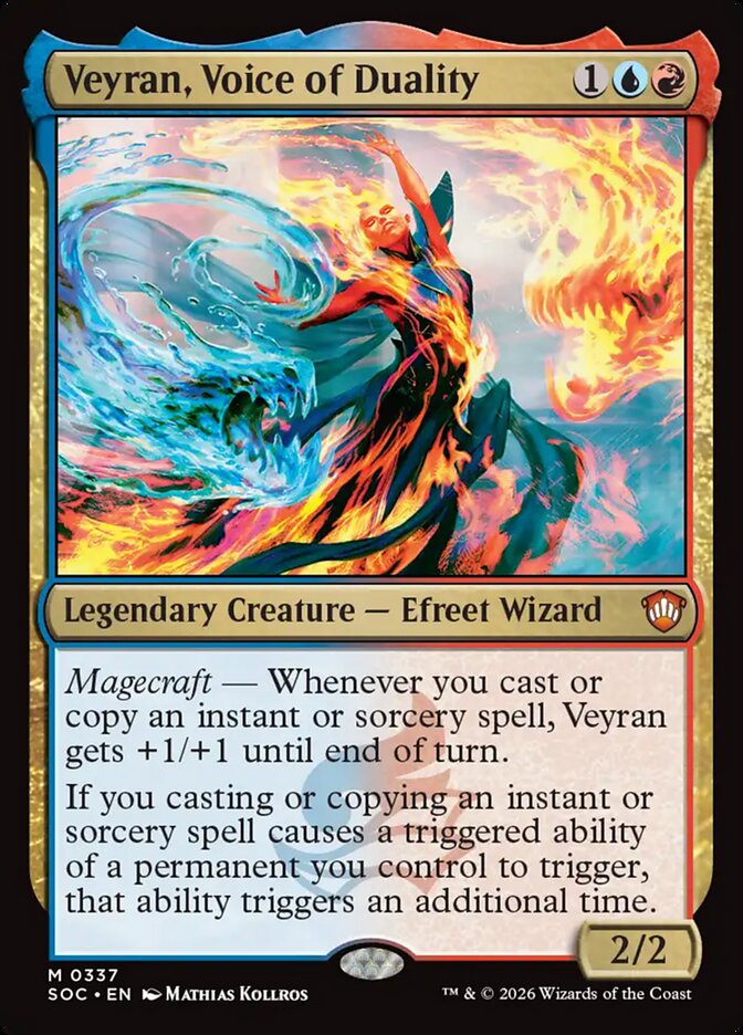 Veyran, Voice of Duality – Secrets of Strixhaven Commander [SOC] – English – #337