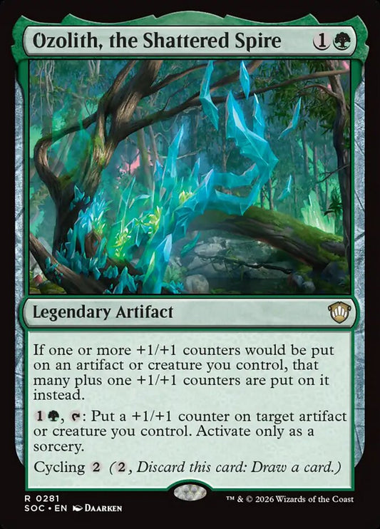 Ozolith, the Shattered Spire – Secrets of Strixhaven Commander [SOC] – English – #281