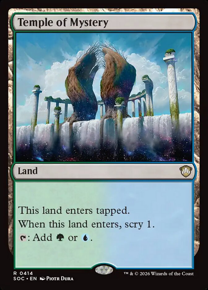 Temple of Mystery – Secrets of Strixhaven Commander [SOC] – English – #414