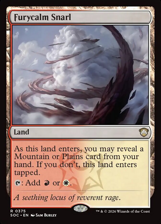 Furycalm Snarl – Secrets of Strixhaven Commander [SOC] – English – #375