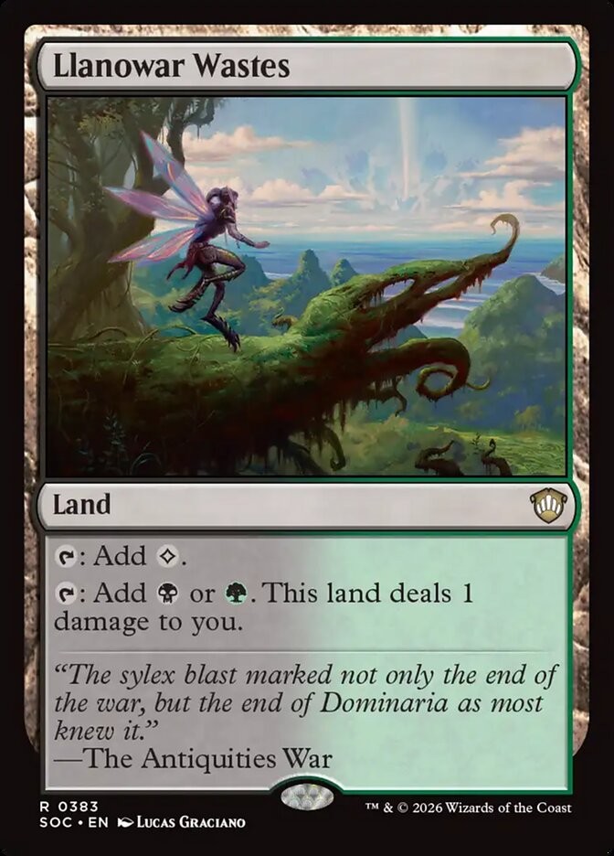 Llanowar Wastes – Secrets of Strixhaven Commander [SOC] – English – #383