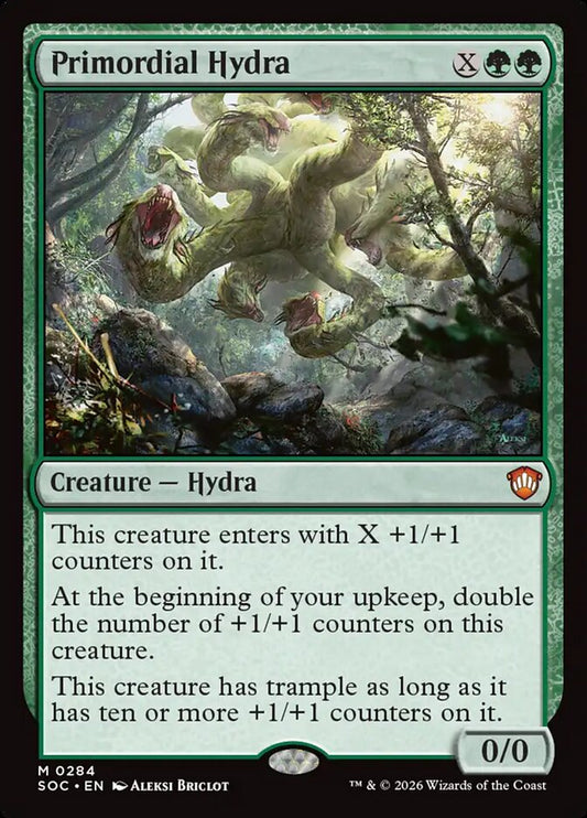 Primordial Hydra – Secrets of Strixhaven Commander [SOC] – English – #284