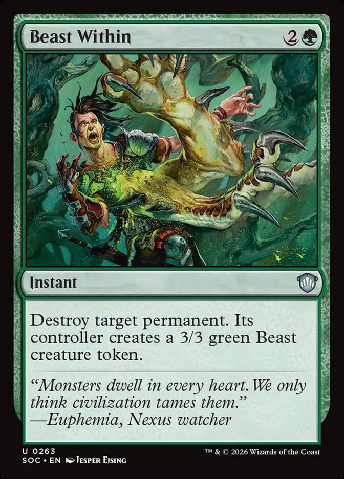 Beast Within – Secrets of Strixhaven Commander [SOC] – English – #263