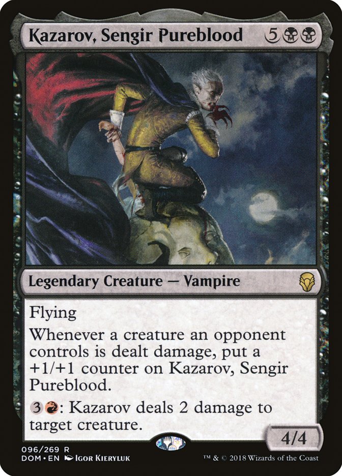 Kazarov, Sengir Pureblood – Dominaria [DOM] – English – #96