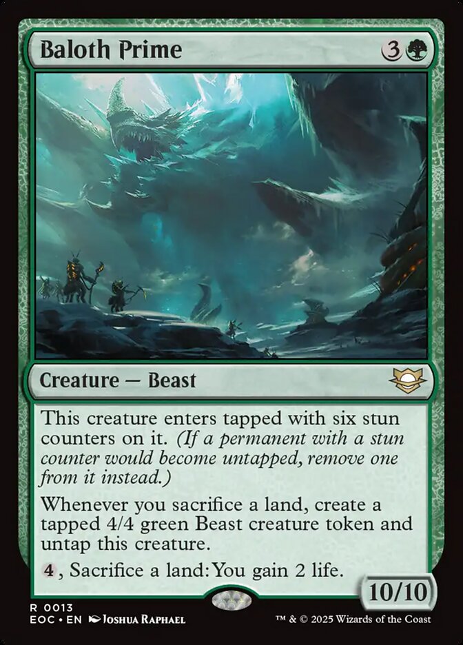 Baloth Prime – Edge of Eternities Commander [EOC] – English – #13
