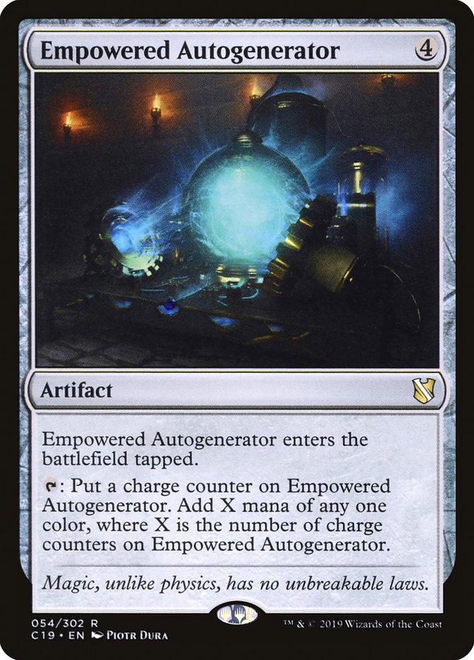 Empowered Autogenerator – Commander 2019 [C19] – English – #54