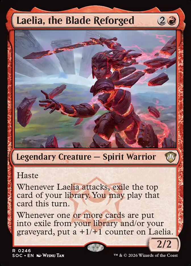Laelia, the Blade Reforged – Secrets of Strixhaven Commander [SOC] – English – #246