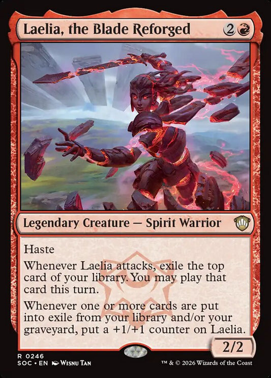 Laelia, the Blade Reforged – Secrets of Strixhaven Commander [SOC] – English – #246
