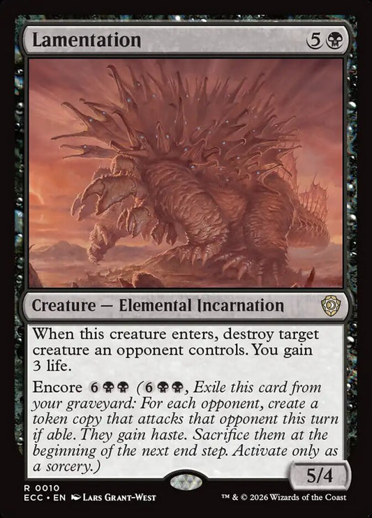 Lamentation – Lorwyn Eclipsed Commander [ECC] – English – #10