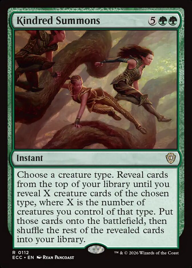 Kindred Summons – Lorwyn Eclipsed Commander [ECC] – English – #112