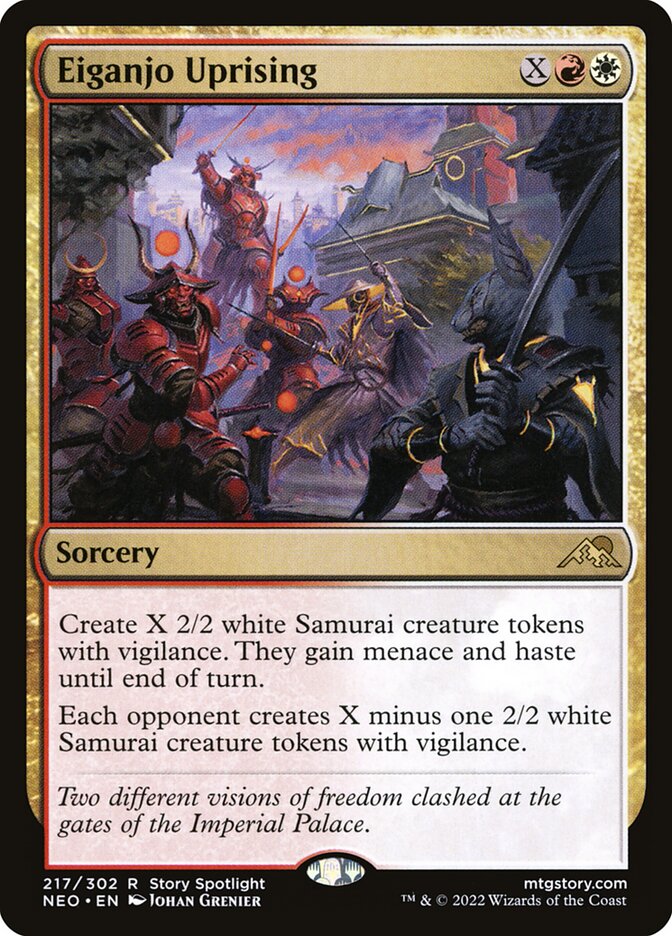 Eiganjo Uprising – Kamigawa: Neon Dynasty [NEO] – English – #217