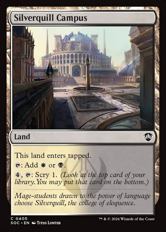 Silverquill Campus – Secrets of Strixhaven Commander [SOC] – English – #405
