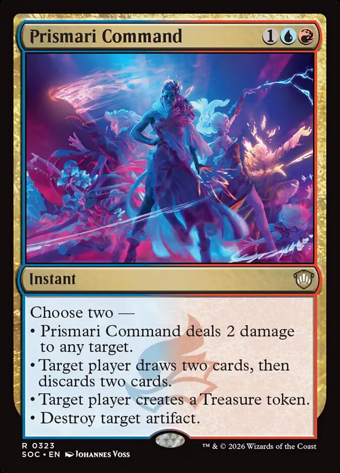Prismari Command – Secrets of Strixhaven Commander [SOC] – English – #323