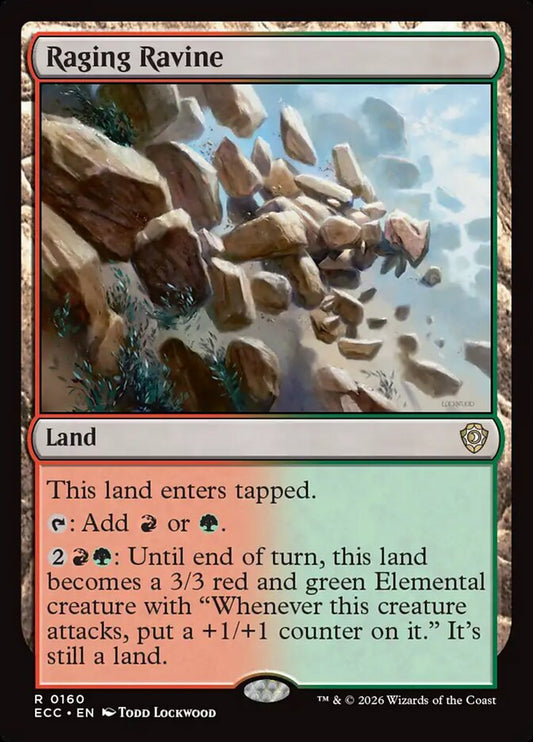 Raging Ravine – Lorwyn Eclipsed Commander [ECC] – English – #160