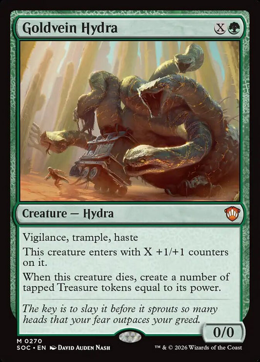 Goldvein Hydra – Secrets of Strixhaven Commander [SOC] – English – #270