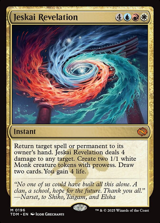 Jeskai Revelation – Tarkir: Dragonstorm [TDM] – English – #196