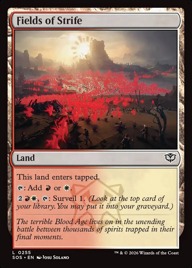 Fields of Strife – Secrets of Strixhaven [SOS] – English – #255