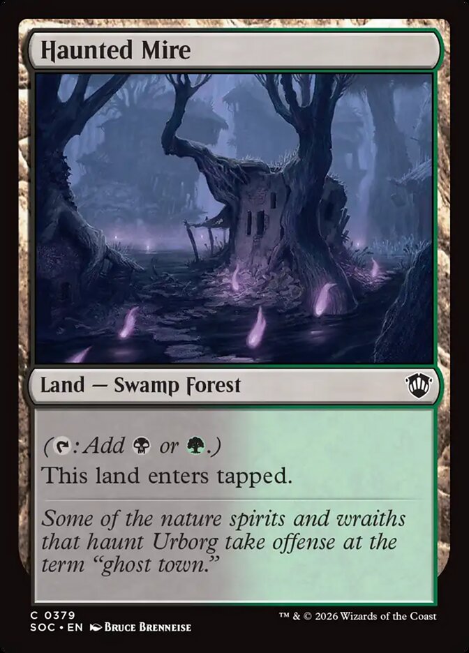Haunted Mire – Secrets of Strixhaven Commander [SOC] – English – #379