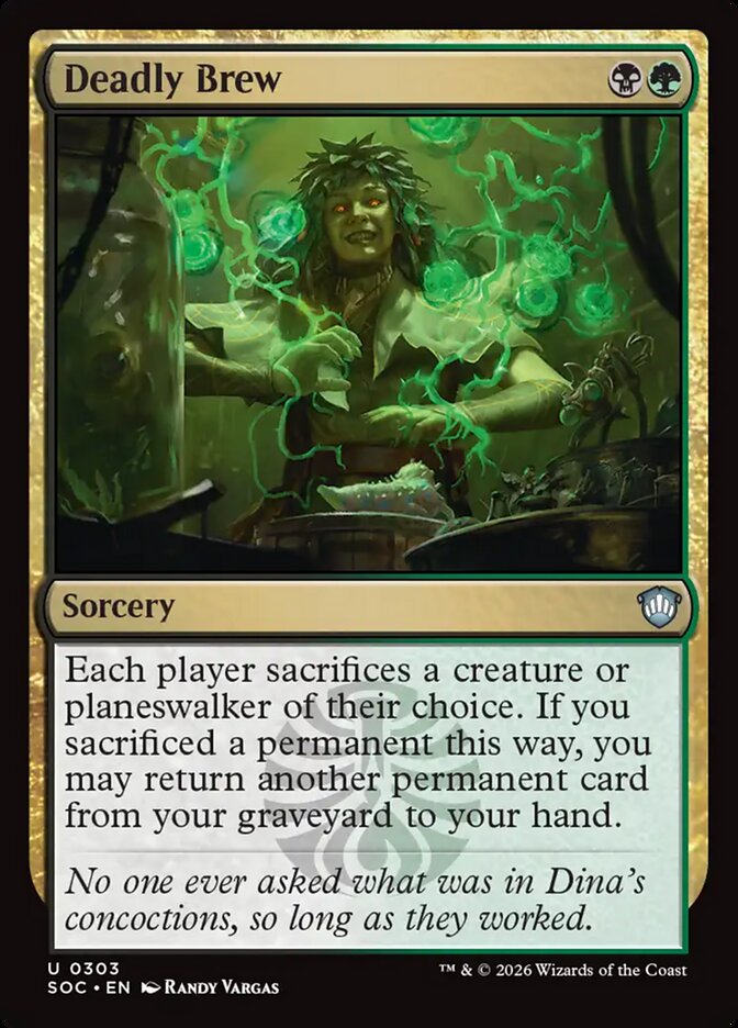 Deadly Brew – Secrets of Strixhaven Commander [SOC] – English – #303