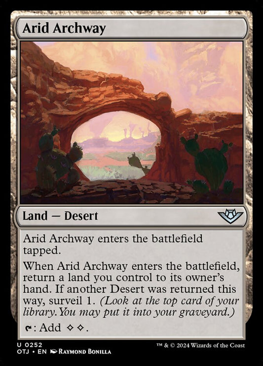 Arid Archway – Outlaws of Thunder Junction [OTJ] – English – #252