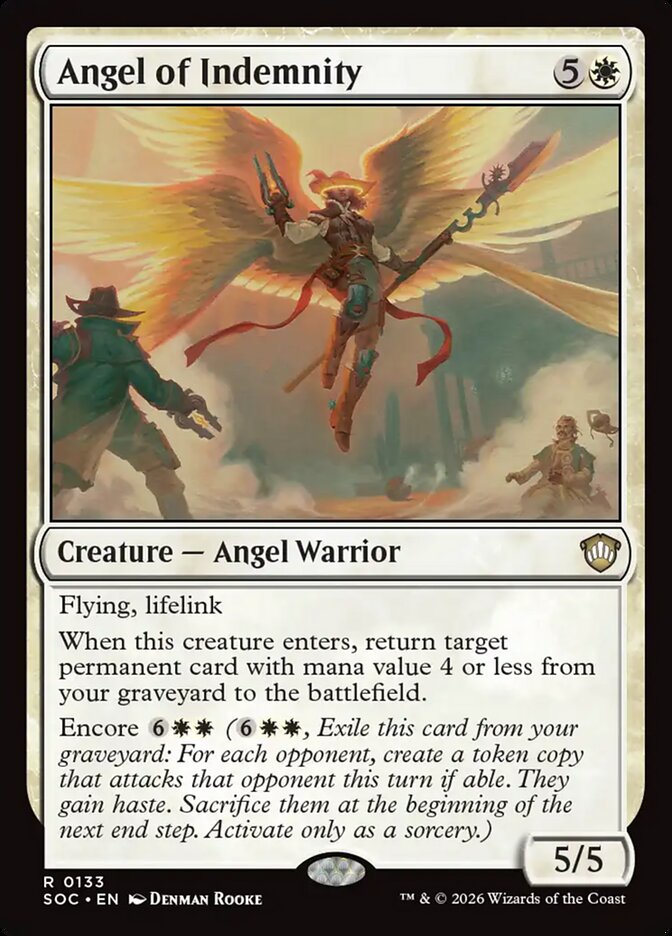 Angel of Indemnity – Secrets of Strixhaven Commander [SOC] – English – #133