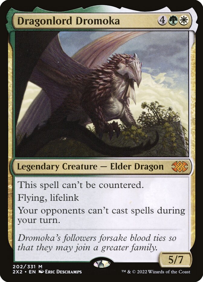 Dragonlord Dromoka – Double Masters 2022 [2X2] – English – #202