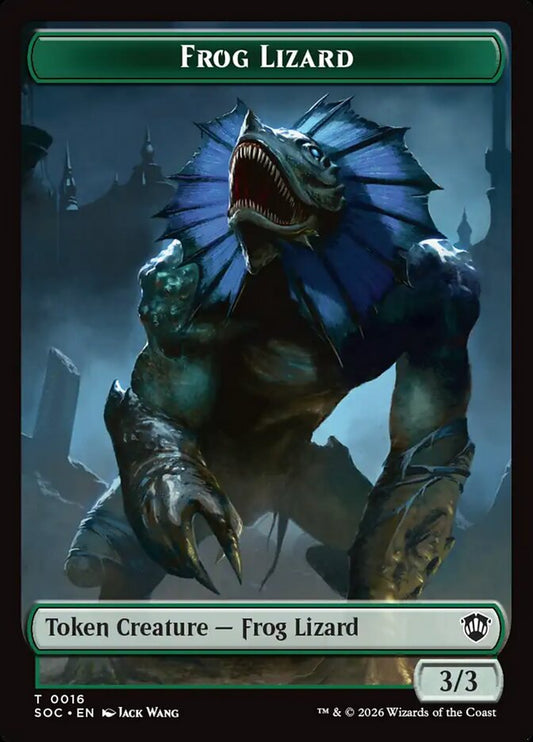 Frog Lizard – Secrets of Strixhaven Commander Tokens [TSOC] – English – #16