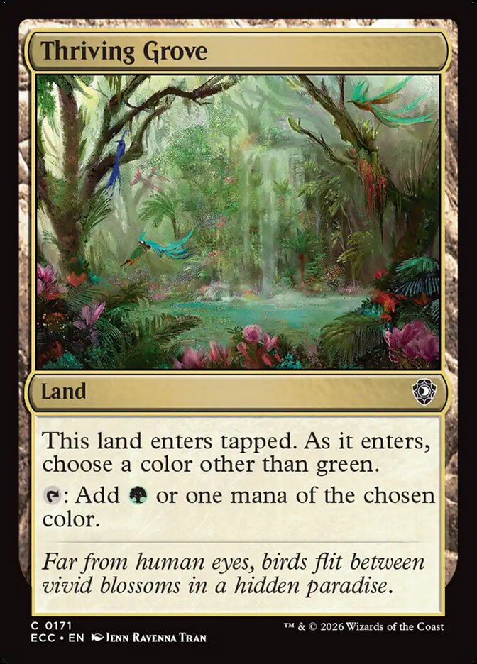 Thriving Grove – Lorwyn Eclipsed Commander [ECC] – English – #171