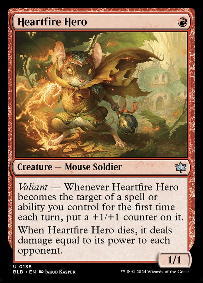 Heartfire Hero – Bloomburrow [BLB] – English – #138