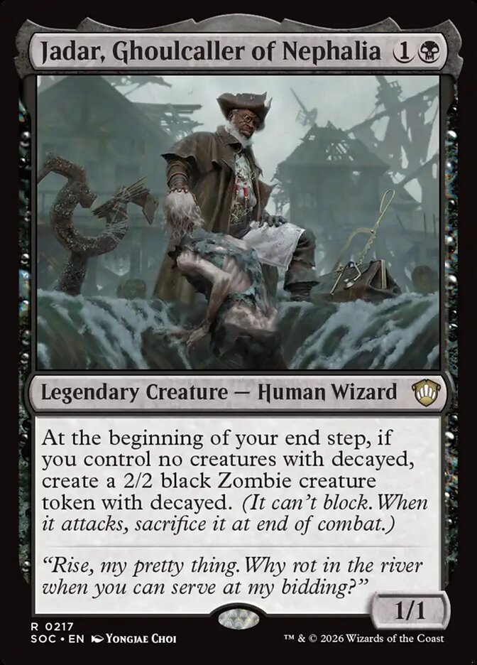 Jadar, Ghoulcaller of Nephalia – Secrets of Strixhaven Commander [SOC] – English – #217