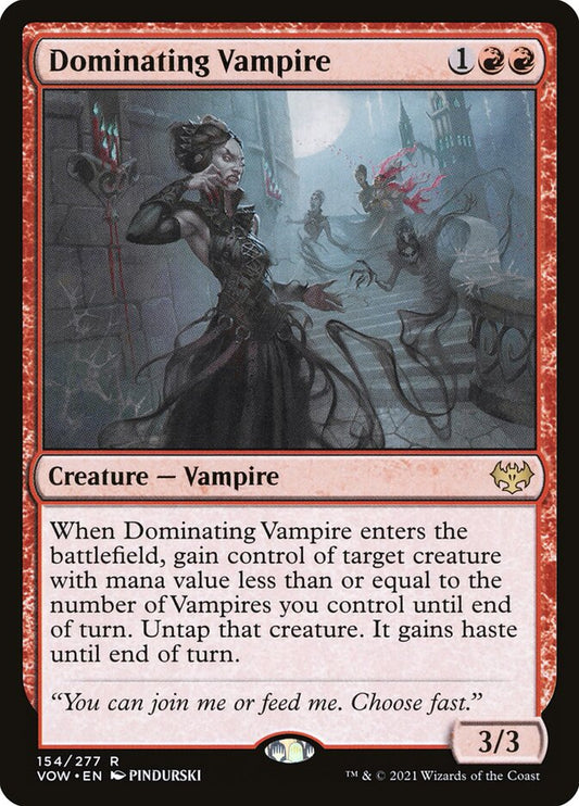 Dominating Vampire – Innistrad: Crimson Vow [VOW] – English – #154