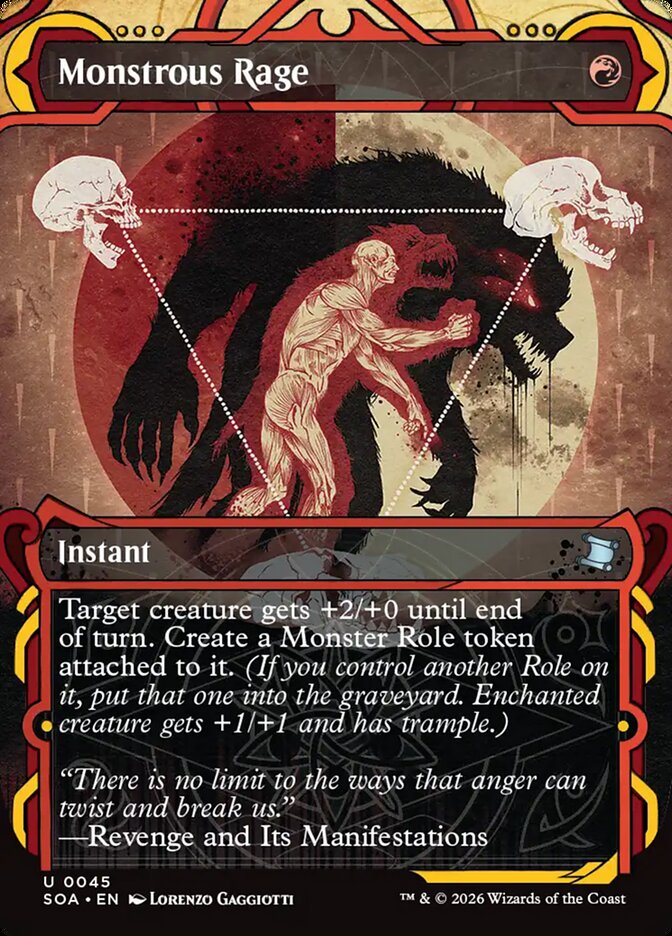 Monstrous Rage – Secrets of Strixhaven Mystical Archive [SOA] – English – #45