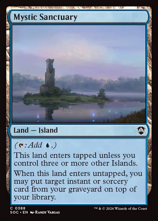 Mystic Sanctuary – Secrets of Strixhaven Commander [SOC] – English – #388