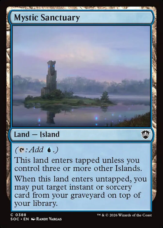 Mystic Sanctuary – Secrets of Strixhaven Commander [SOC] – English – #388