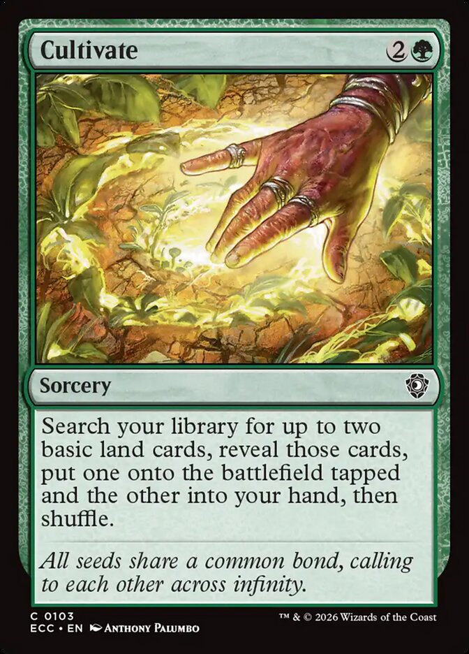 Cultivate – Lorwyn Eclipsed Commander [ECC] – English – #103