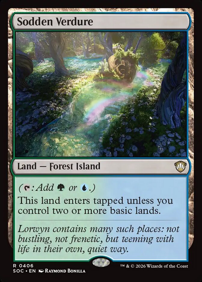 Sodden Verdure – Secrets of Strixhaven Commander [SOC] – English – #406