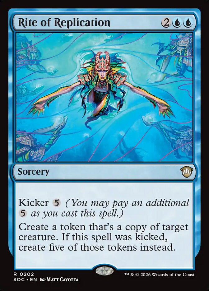 Rite of Replication – Secrets of Strixhaven Commander [SOC] – English – #202