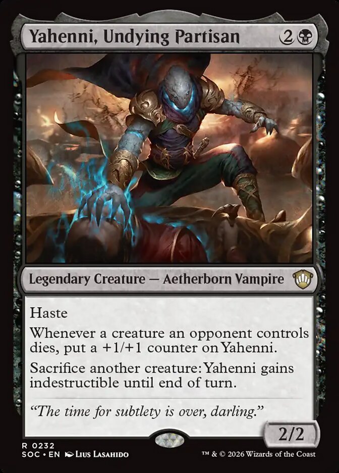 Yahenni, Undying Partisan – Secrets of Strixhaven Commander [SOC] – English – #232