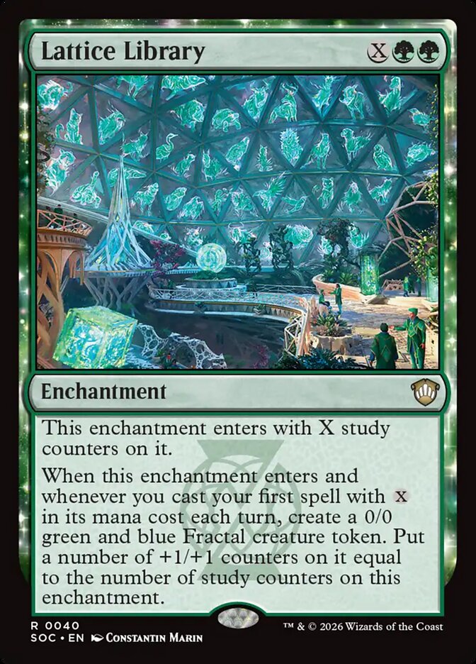 Lattice Library – Secrets of Strixhaven Commander [SOC] – English – #40