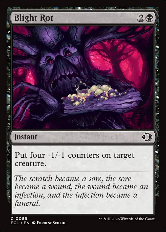 Blight Rot – Lorwyn Eclipsed [ECL] – English – #89