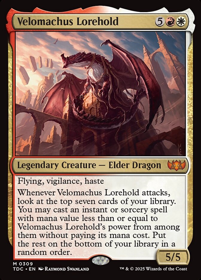 Velomachus Lorehold – Tarkir: Dragonstorm Commander [TDC] – English – #309