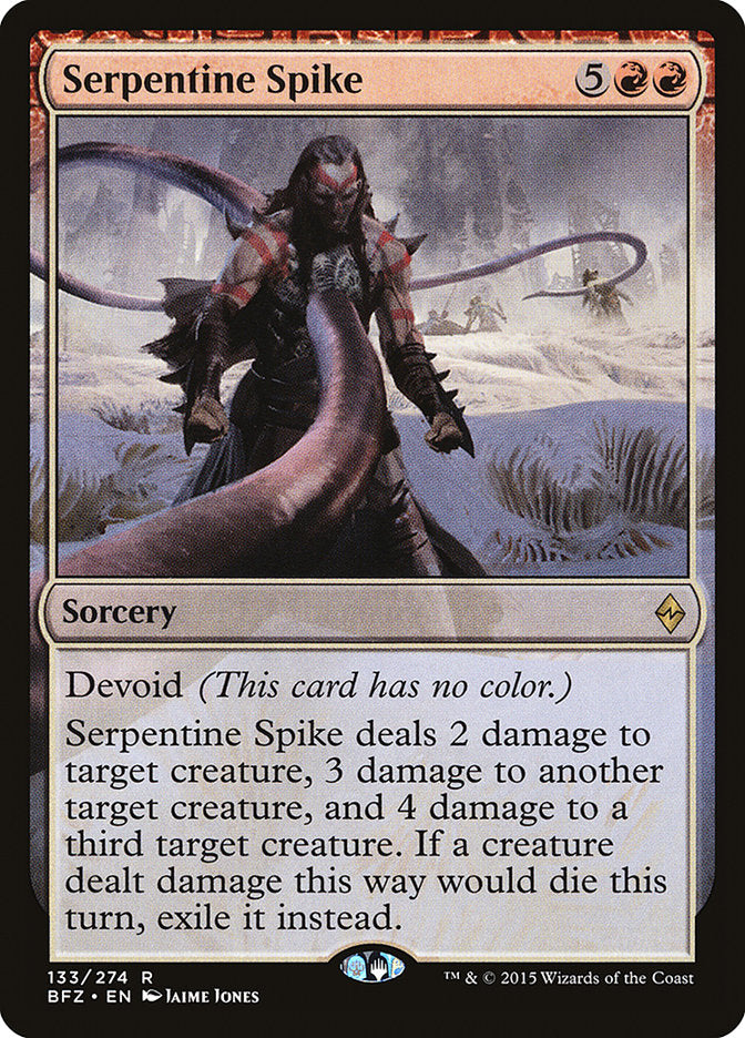 Serpentine Spike – Battle for Zendikar [BFZ] – English – #133