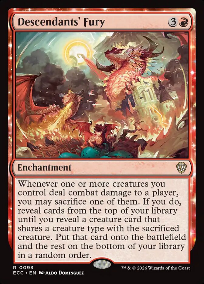 Descendants' Fury – Lorwyn Eclipsed Commander [ECC] – English – #93