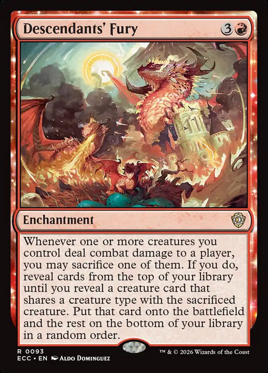 Descendants' Fury – Lorwyn Eclipsed Commander [ECC] – English – #93