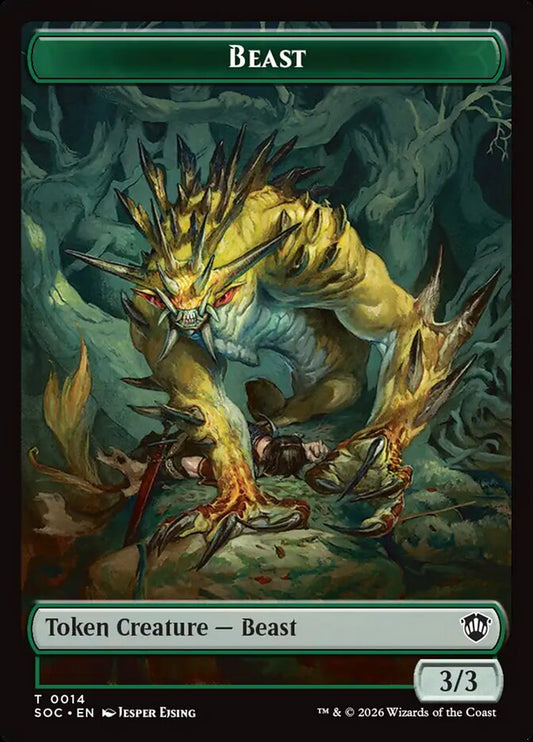 Beast – Secrets of Strixhaven Commander Tokens [TSOC] – English – #14