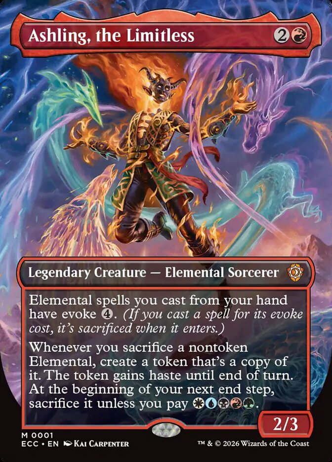 Ashling, the Limitless – Lorwyn Eclipsed Commander [ECC] – English – #1