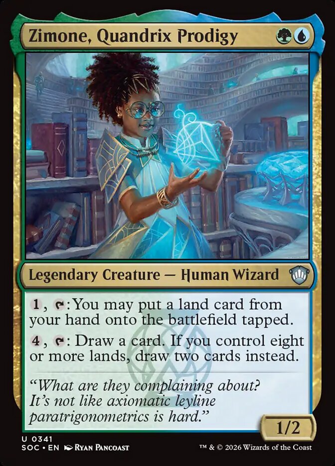Zimone, Quandrix Prodigy – Secrets of Strixhaven Commander [SOC] – English – #341