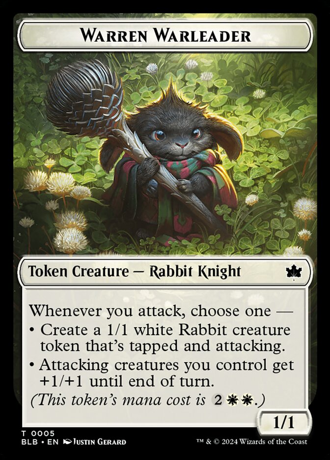 Warren Warleader – Bloomburrow Tokens [TBLB] – English – #5