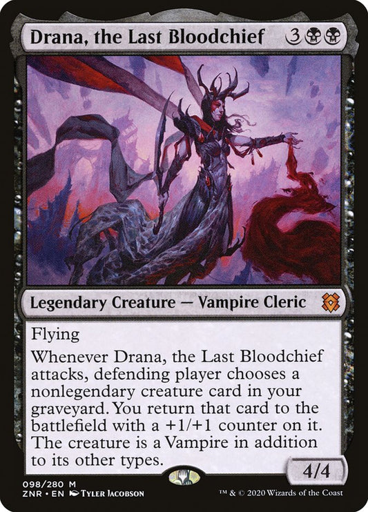 Drana, the Last Bloodchief – Zendikar Rising [ZNR] – English – #98